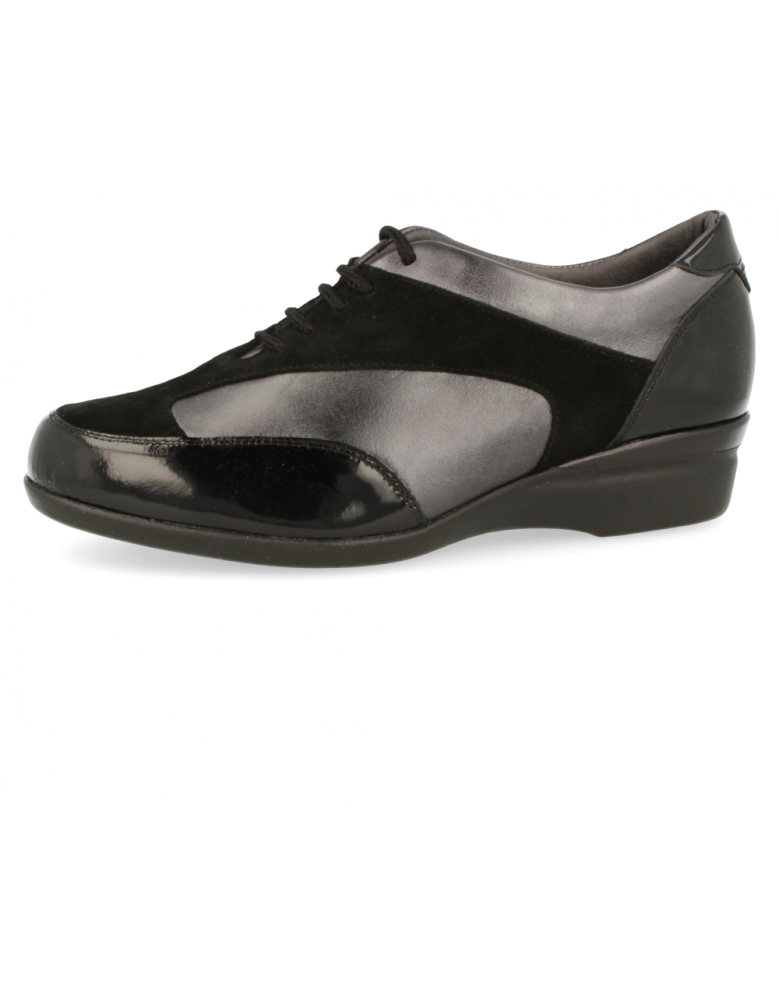 ZAPATO BLUCHER MUY CÓMODO DIANA 85 PLOMO