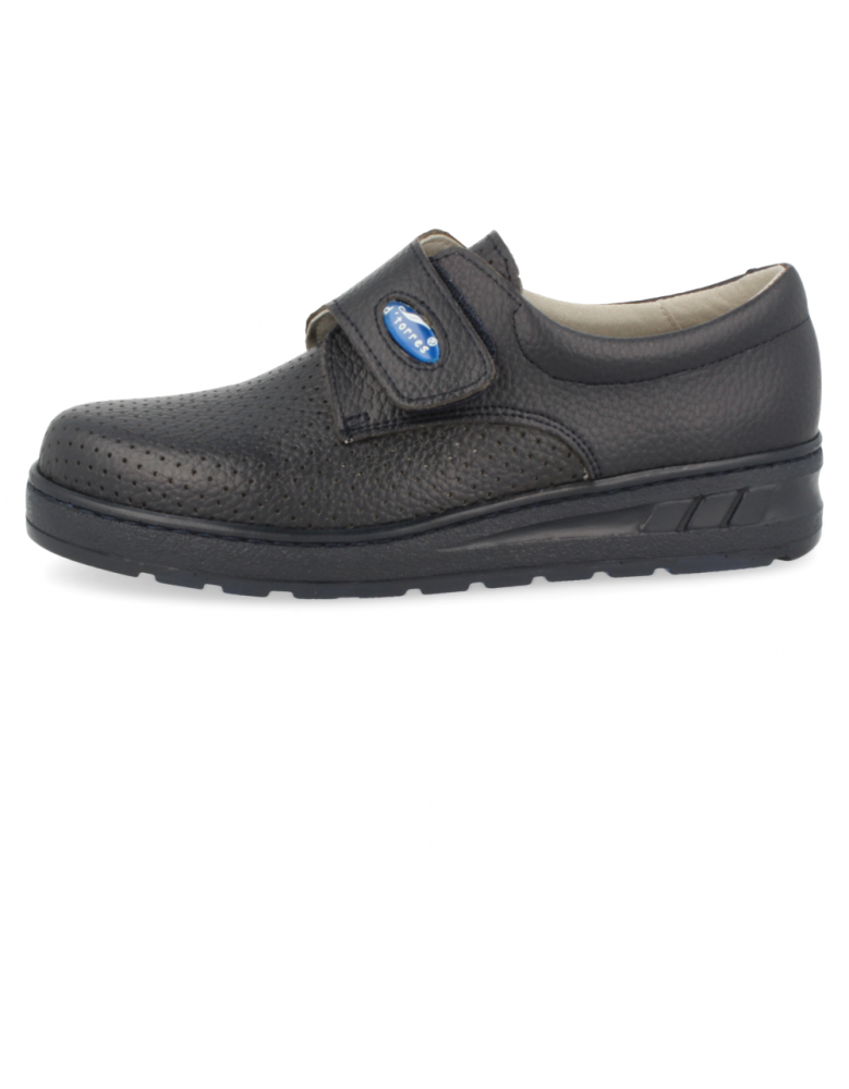 ZAPATO HOSTELERIA UNISEX, MEDIC VELCRO PICADO AZUL D'Torres®