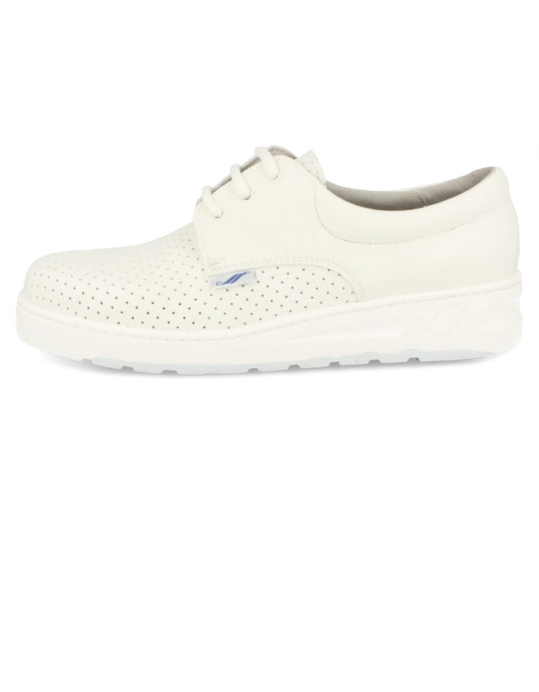 ZAPATO SANITARIO UNISEX, MEDIC PICADO BLANCO D'Torres