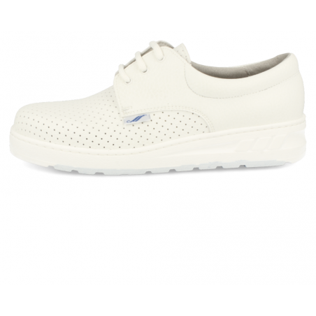 ZAPATO SANITARIO UNISEX, MEDIC PICADO BLANCO D'Torres