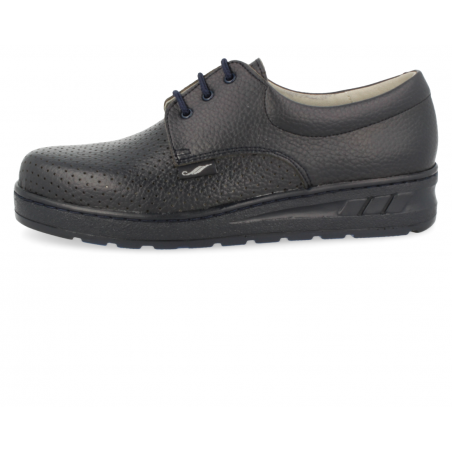 ZAPATO DE TRABAJO UNISEX, MEDIC CORDONES PICADO AZUL D’Torres