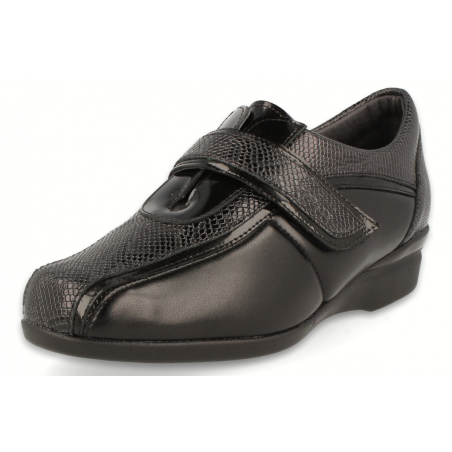 ZAPATO SEÑORA PIES DELICADOS, CASANDRA E6 Negro