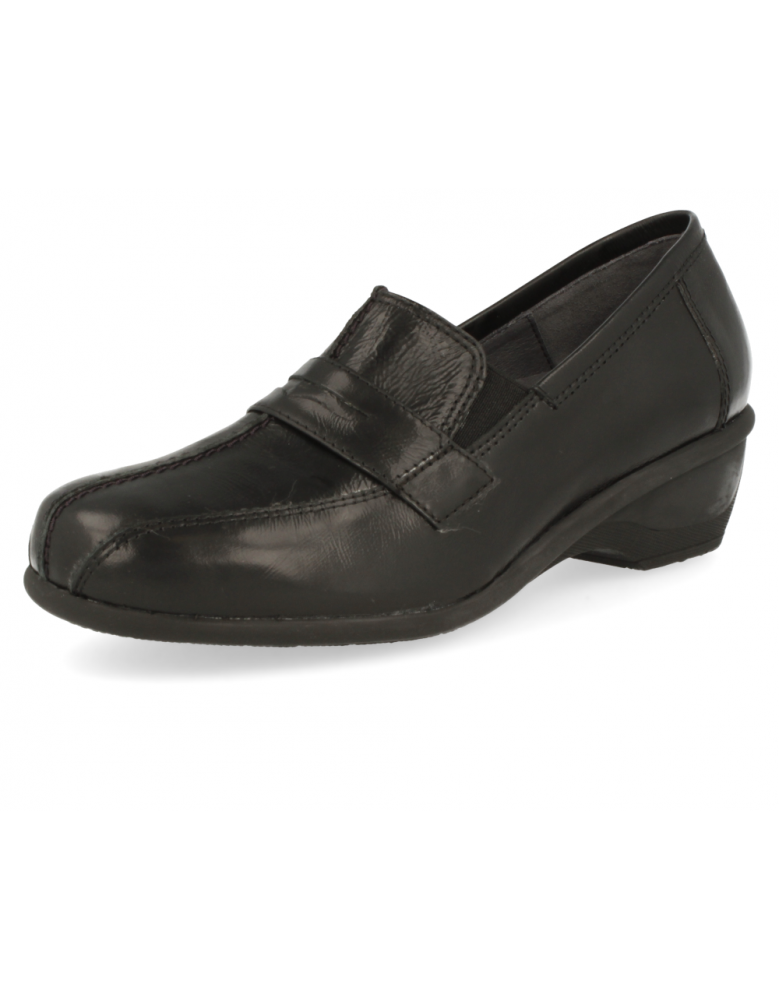 ZAPATO CÓMODO SEÑORA, GANTE 01 NEGRO
