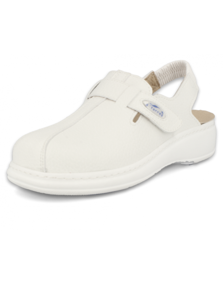 ZUECOS CÓMODOS SANITARIOS CON TIRA, MASTER PLUS BLANCO