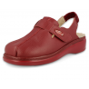 ZUECOS CÓMODOS SANITARIOS CON TIRA, MASTER PLUS ROJO