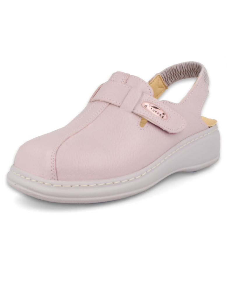 ZUECOS CÓMODOS SANITARIOS CON TIRA, MASTER PLUS LILA DOBLE PLANTILLA