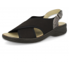 SANDALIAS CÓMODAS SEÑORA, FLORA 01 NEGRO