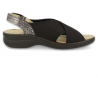 SENSITIVE FEET WOMEN SANDALS, FLORA 01 BLACK