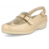 SANDALIAS SEÑORA PIES DELICADOS, LAURA 09 BEIGE