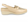 SANDALIAS SEÑORA PIES DELICADOS, LAURA 09 BEIGE