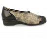 ZAPATOS SEÑORA PIES ANCHOS Y DELICADOS, FLAVIA E1 NEGRO