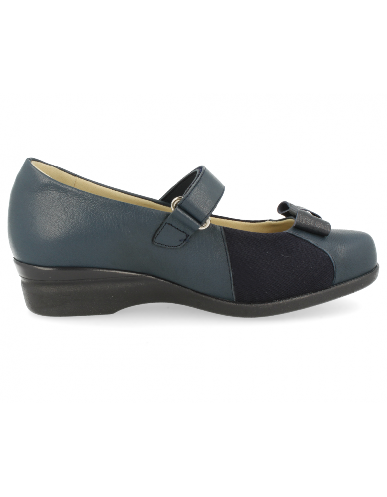 ZAPATOS PIES DELICADOS MUJER, ALMA D4 AZUL