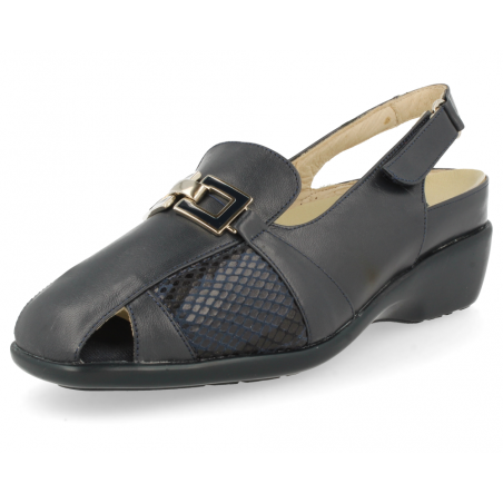 DELICATE FEET WOMEN SANDALS, DONA 04 NAVY