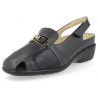 SANDALIAS PARA PIES ANCHOS Y DELICADOS , DONA 04 AZUL