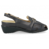 SANDALIAS PARA PIES ANCHOS Y DELICADOS , DONA 04 AZUL