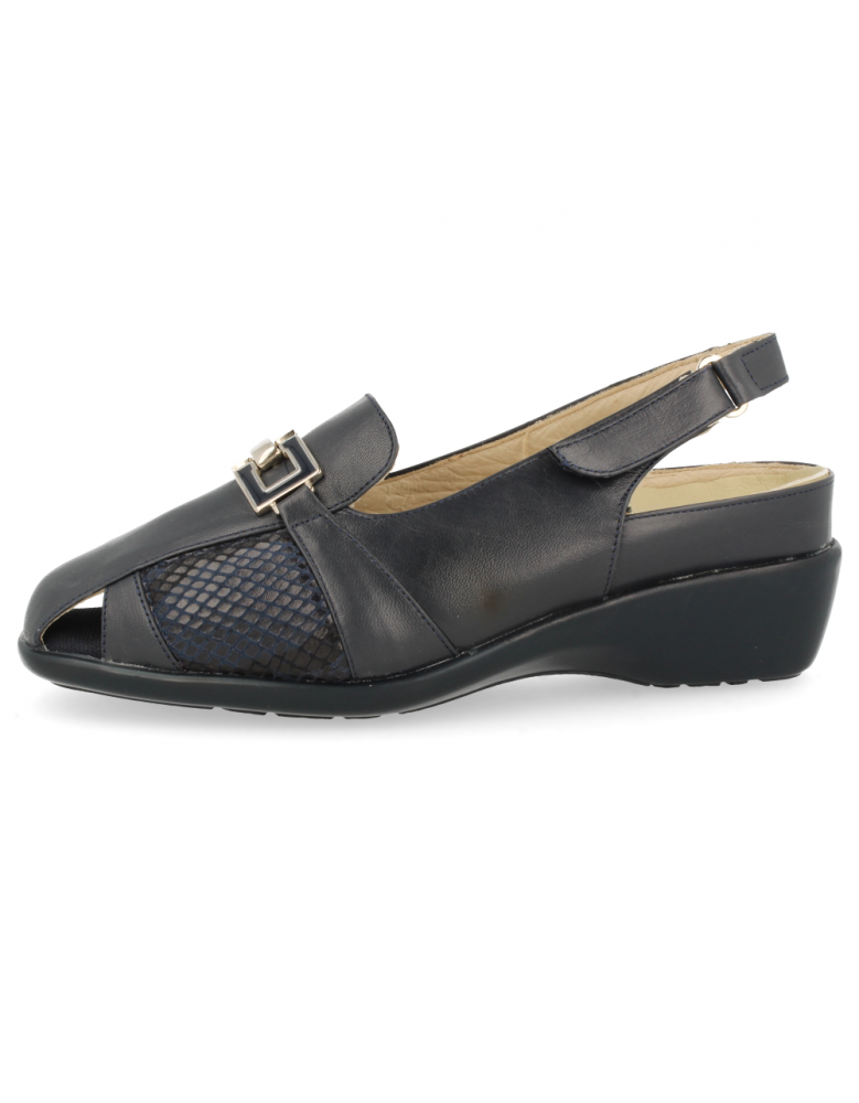 DELICATE FEET WOMEN SANDALS, DONA 04 NAVY