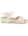 SANDALIAS CÓMODAS SEÑORA, CRUZ 72 ROSA