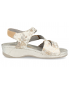 SANDALIAS CÓMODAS SEÑORA, BENISA 06 PLATA