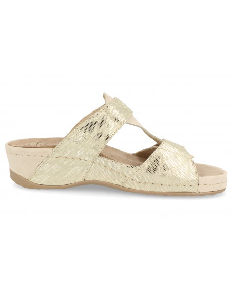 SENSITIVE WOMEN FEET SANDALS, DELIA 46 BEIGE