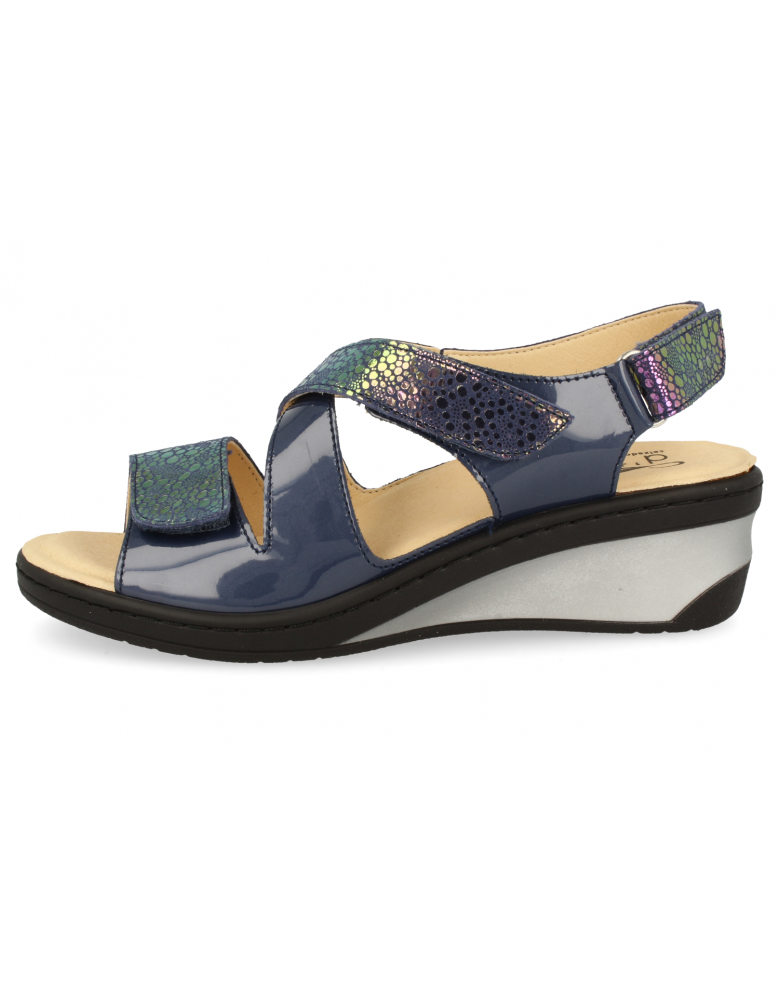 SANDALIAS CONFORT SEÑORA, SUECA 04 AZUL