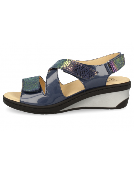 SANDALIAS CONFORT SEÑORA, SUECA 04 AZUL