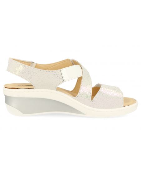SENSITIVE WOMEN FEET SANDALS, SUECA 03 WHITE