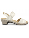 SANDALIAS CONFORT SEÑORA, AMAYA 06 PLATA