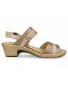 SANDALIAS CÓMODAS SEÑORA, AMAYA 84 BRONCE