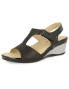 SANDALIAS CÓMODAS SEÑORA, RIMINI 01 NEGRO