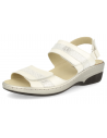 SANDALIAS CÓMODAS SEÑORA, SITGES 03 BLANCO