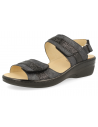 SANDALIAS CÓMODAS SEÑORA, SITGES 01 NEGRO