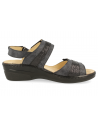SANDALIAS CÓMODAS SEÑORA, SITGES 01 NEGRO