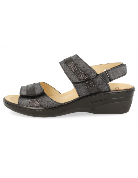 SANDALIAS CÓMODAS SEÑORA, SITGES 01 NEGRO
