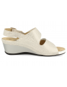 SANDALIAS CÓMODAS SEÑORA, NIZA 03 BLANCO