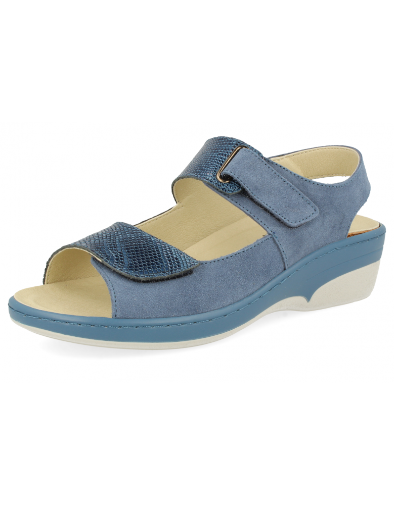 SANDALIAS CÓMODAS SEÑORA, MOGAN 04 AZUL