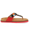 SANDALIAS CÓMODAS SEÑORA, LAIA 10 ROJO