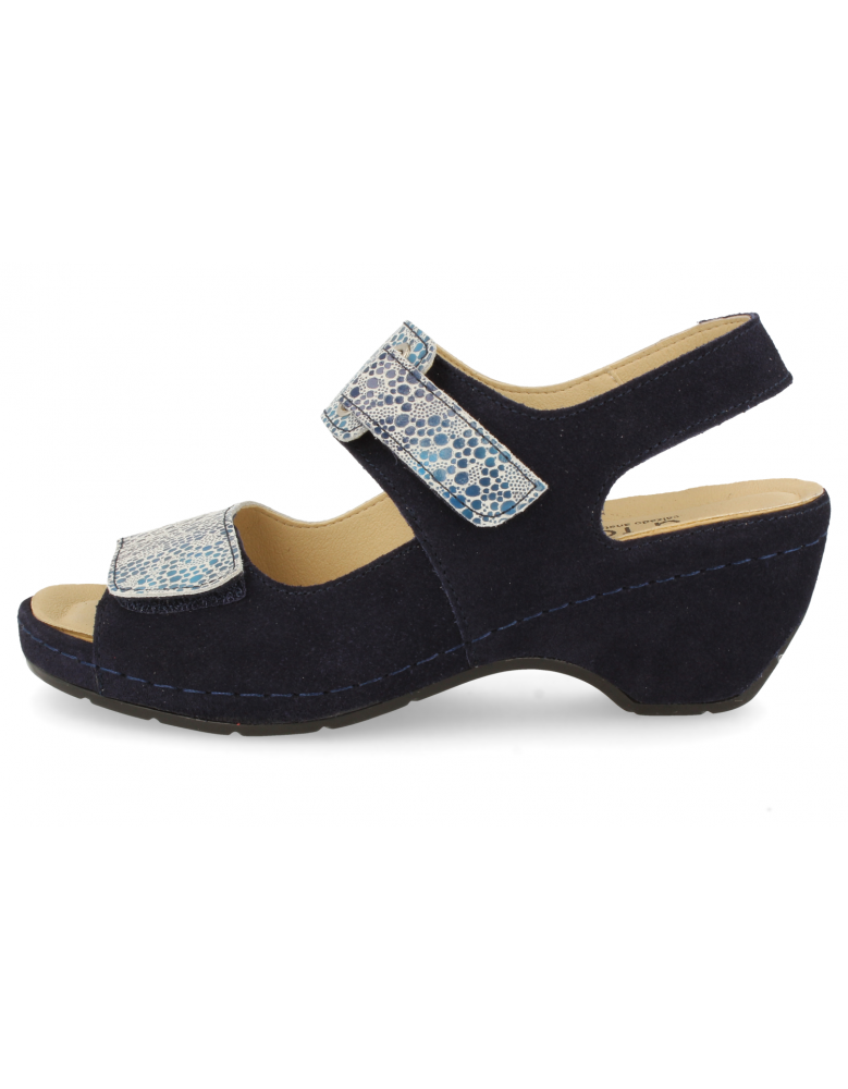 SANDALIAS CONFORT MUJER, LUZ 04 AZUL