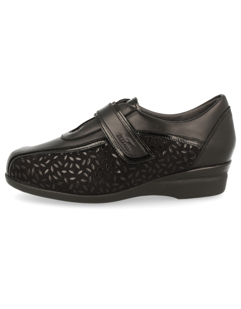 ZAPATO SEÑORA PIES DELICADOS, CASANDRA 19 Negro