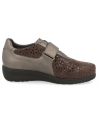 ZAPATO SEÑORA PIES DELICADOS, CORAL PETALOS MARRÓN