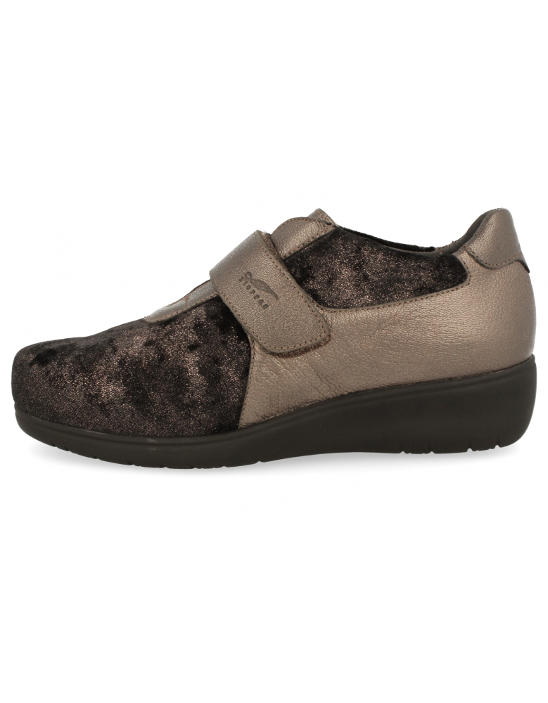 ZAPATO SEÑORA PIES DELICADOS, CORAL BRONCE