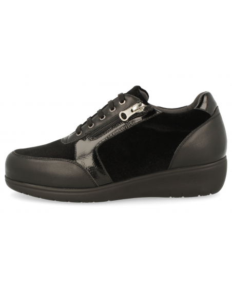 ZAPATO SEÑORA PIES DELICADOS, MIREIA 19 NEGRO