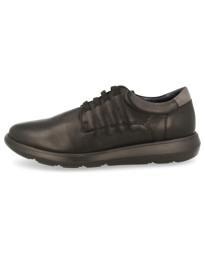 COMFORTABLE MEN'S SHOE, ALEX 01 BLACK