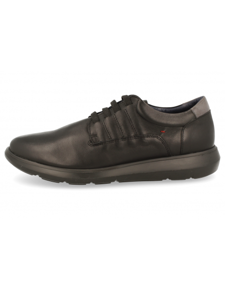 COMFORTABLE MEN'S SHOE, ALEX 01 BLACK