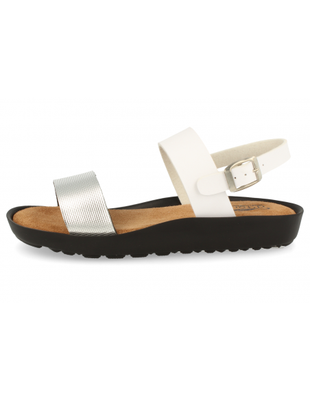 SANDALIAS CÓMODAS MUJER, MOTRIL 06 PLATA