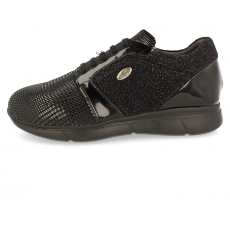 SNEAKERS CÓMODO SEÑORA, BIMBA 06 NEGRO