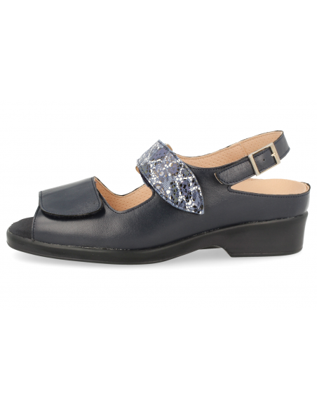 SANDALIAS CÓMODAS MUJER, ANIA 04 AZUL