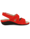 SANDALIAS CÓMODAS SEÑORA, ALICE 10 ROJO