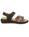 SANDALIAS CÓMODAS SEÑORA, SALINAS Negro