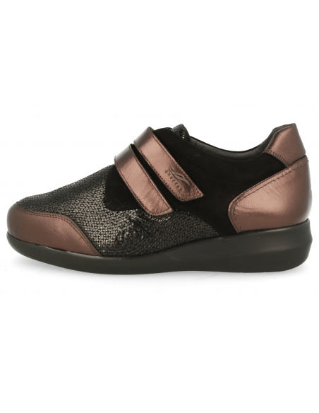 ZAPATO SEÑORA PIES DIABETICOS, GINA 84 COBRE