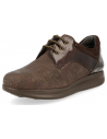 COMFORTABLE LEATHER WOMEN SHOES, DALIA 02 BROWN